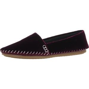 NEW Adam Tucker Me Too Silk12 Cushioned Flats Ruby
